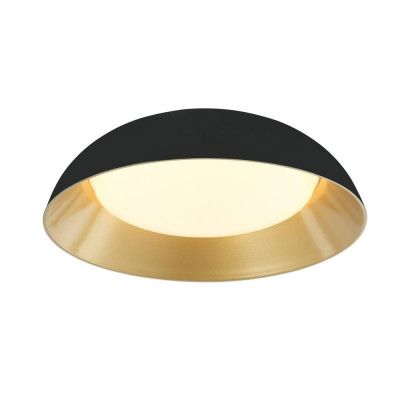 Lindby - Juliven LED Plafond Ø50 Black/Gold