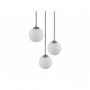 Lindby - Jurian 3 Taklampa Opal/Nickel