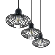 Lindby - Justinos 3 Taklampa Black