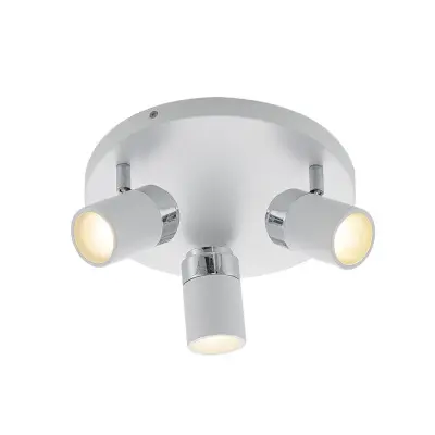 Lindby - Kardo 3 Plafond White/Chrome