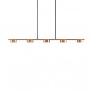 Lindby - Kaylou 5 Taklampa Bronze -