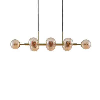 Lindby - Kiamo 8 Taklampa Amber