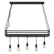 Lindby - Kirista 5 Taklampa Black