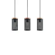 Lindby - Kiriya 3 Taklampa Black/Wood