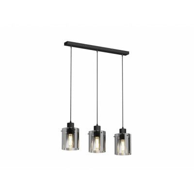 Lindby - Kourtney 3 Taklampa Black/Smoke