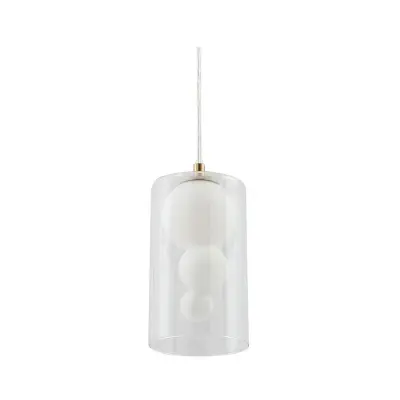Lindby - Kupla Taklampa Opal/Klar