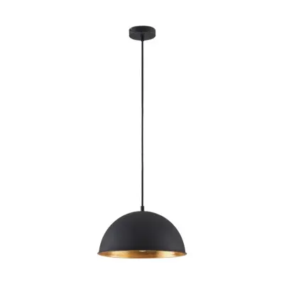 Lindby - Leya Taklampa Black/Gold