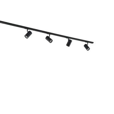 Lindby - Linaro Track 4 Plafond GU10 Svart