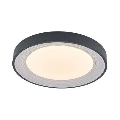 Lindby - Lindum Plafond White/Dark Grey