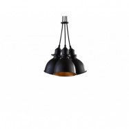 Lindby - Lira 3 Taklampa Black/Gold