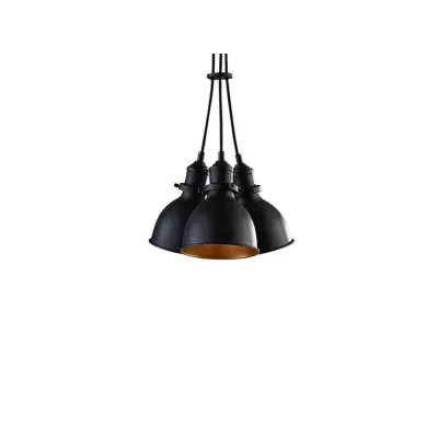 Lindby - Lira 3 Taklampa Black/Gold