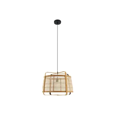 Lindby - Liriana Taklampa Bamboo/Black