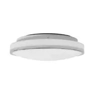 Lindby - Lyss Round LED-taklampa IP44 Ø34 krom