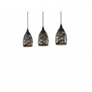 Lindby - Marcello 3 Taklampa Black/Gold