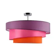 Lindby - Melia Plafond Violet/Pink/Orange/Chrome