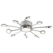 Lindby - Meru Plafond Ø65 Chrome/White