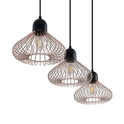 Lindby - Metehan 3 Taklampa Copper