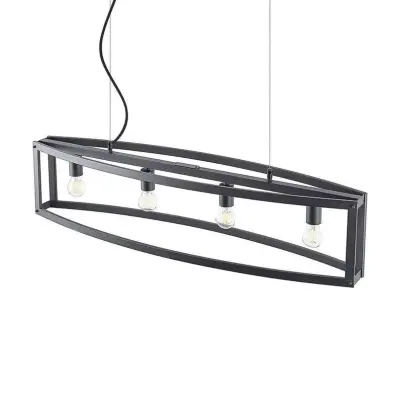 Lindby - Mizgin 4 Taklampa Black
