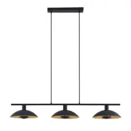 Lindby - Narisara Long Taklampa Black/Gold