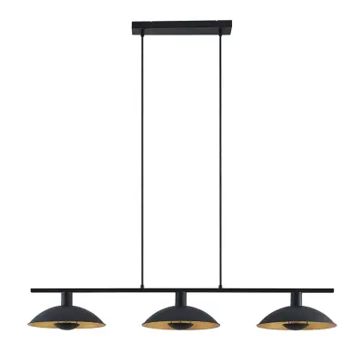 Lindby - Narisara Long Taklampa Black/Gold