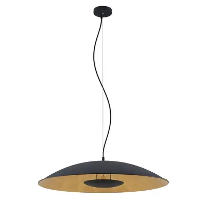 Lindby - Narisara Taklampa Ø80 Black/Gold