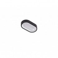 Lindby - Niniel Oval LED Utomhus Plafond Black/White