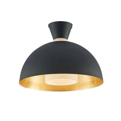 Lindby - Onavi Plafond Black/Gold