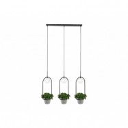 Lindby - Orna 3 Taklampa Black/Opal