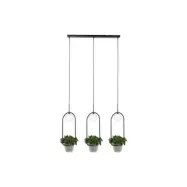 Lindby - Orna 3 Taklampa Black/Opal