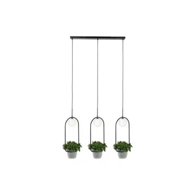 Lindby - Orna 3 Taklampa Black/Opal