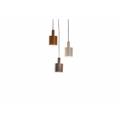 Lindby - Ovelia 3 Round Taklampa Black/Brown/Beige