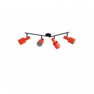 Lindby - Ovelia 4 Plafond Orange/Black