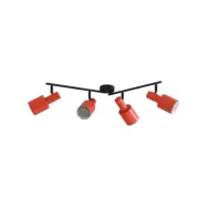 Lindby - Ovelia 4 Plafond Orange/Black