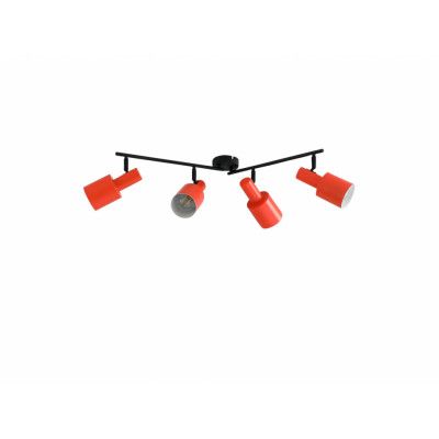 Lindby - Ovelia 4 Plafond Orange/Black