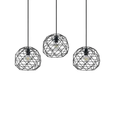 Lindby - Paridimo 3 Taklampa Black