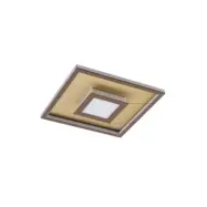 Lindby - Pekela Square LED PlafondL40 Rust/Matt Gold