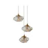 Lindby - Piatra Cluster Taklampa Cognac/Mässing