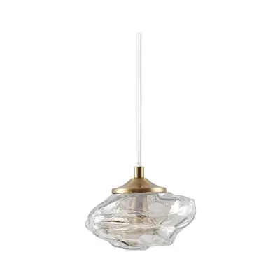 Lindby - Piatra Taklampa Bärnsten/Mässing