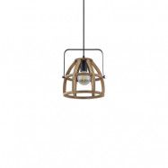 Lindby - Pilarion Taklampa Ø25 Wood/Black