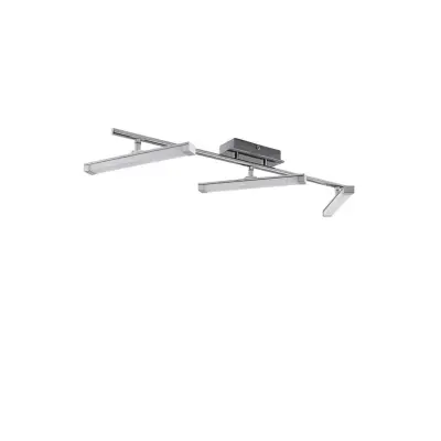 Lindby - Pilou 3 LED PlafondDim. White/Chrome