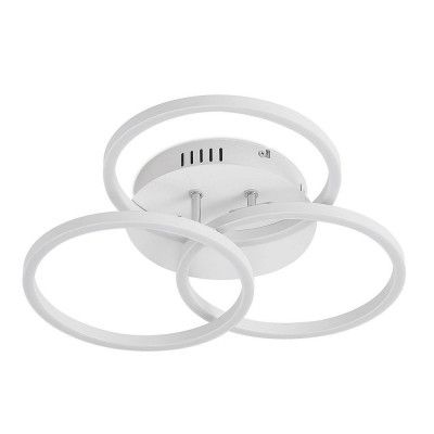 Lindby - Qiana Round Plafond LED White