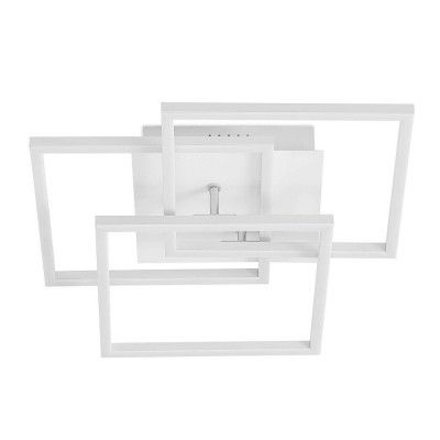 Lindby - Qiana Square Plafond LED White