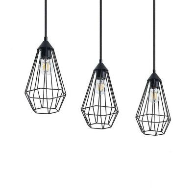 Lindby - Remus 3 Taklampa Black