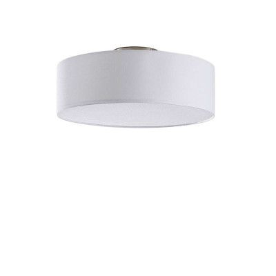 Lindby - Sebatin Plafond Ø40 White/Nickel