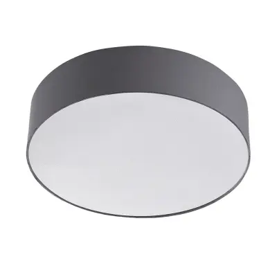 Lindby - Sebatin Plafond Ø50 Grey/White/Nickel