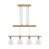 Lindby - Simeon Taklampa White/Brass