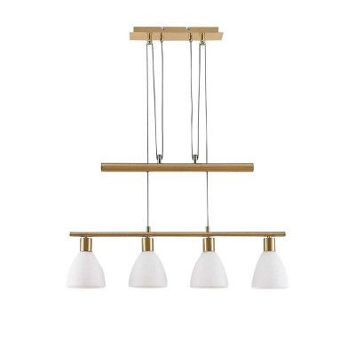 Lindby - Simeon Taklampa White/Brass