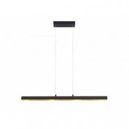 Lindby - Solvina LED Taklampa Black/Gold