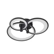 Lindby - Sorma LED-taklampa, svart, CCT, dimbar