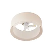 Lindby - Soula taklampa, beige, Ø 60 cm, plast, E27